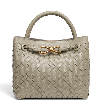 Elegante geflochtene Leder-Tasche Brehn