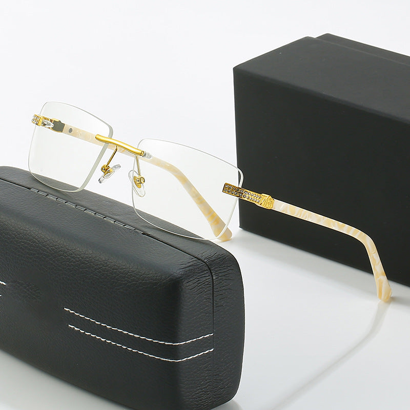 Damen elegante Sonnenbrille mit stilvollem Metallrahmen Brehn