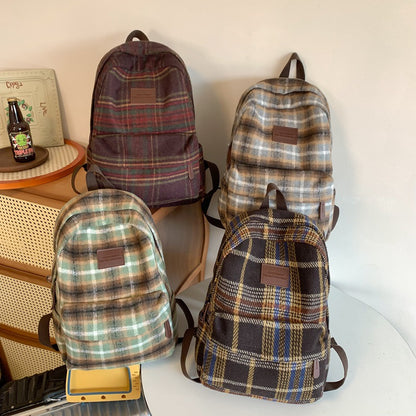 Stylische Karierte Rucksack Brehn