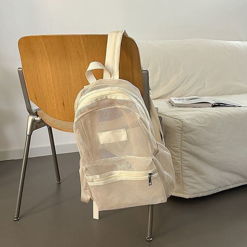 Stylische Mesh-Rucksack Brehn