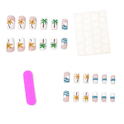 Tropisches Urlaubsthemen-Nageldesign Brehn