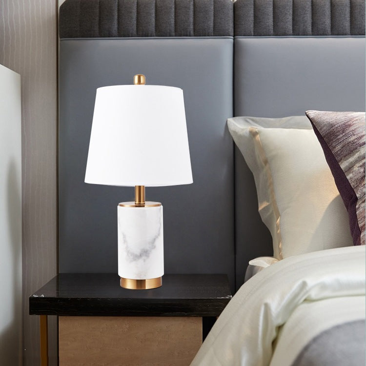 Elegante Marmor Akzent Tischlampe