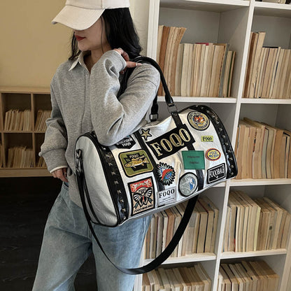 Stilvolle Patchwork Reisetasche Brehn
