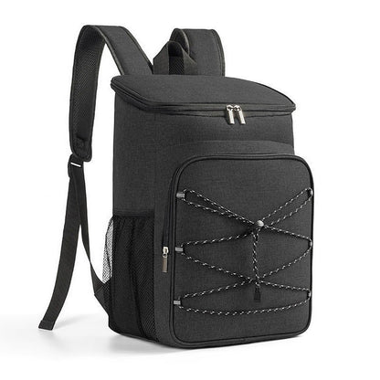 Damen Isolierter Kühlrucksack mit elastischen Außentaschen und ergonomischen Schultergurten Brehn