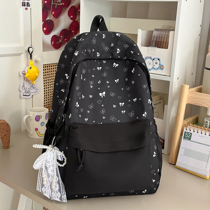 Stylischer Herz-gedruckter Rucksack Brehn