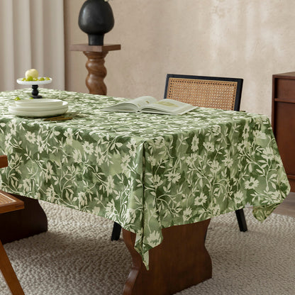 Florale Wachsbeschichtete Tischdecke mit Anti-Fleck Oberfläche und feiner Struktur Brehn