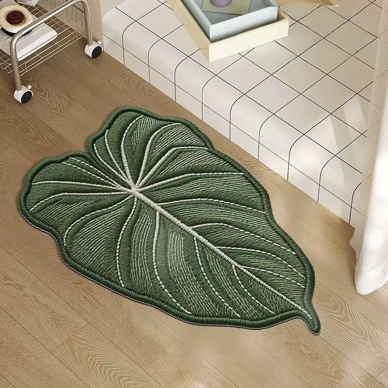 Monstera-Blatt-förmige Fußmatte Brehn