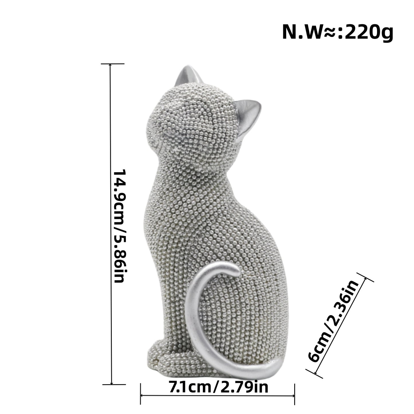 Dekorative Katzenfigur Brehn