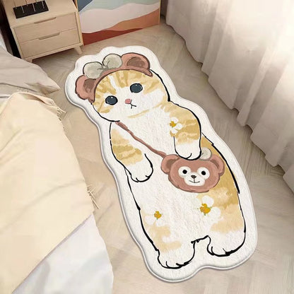 Cartoon Katzenförmiger Teppich Brehn