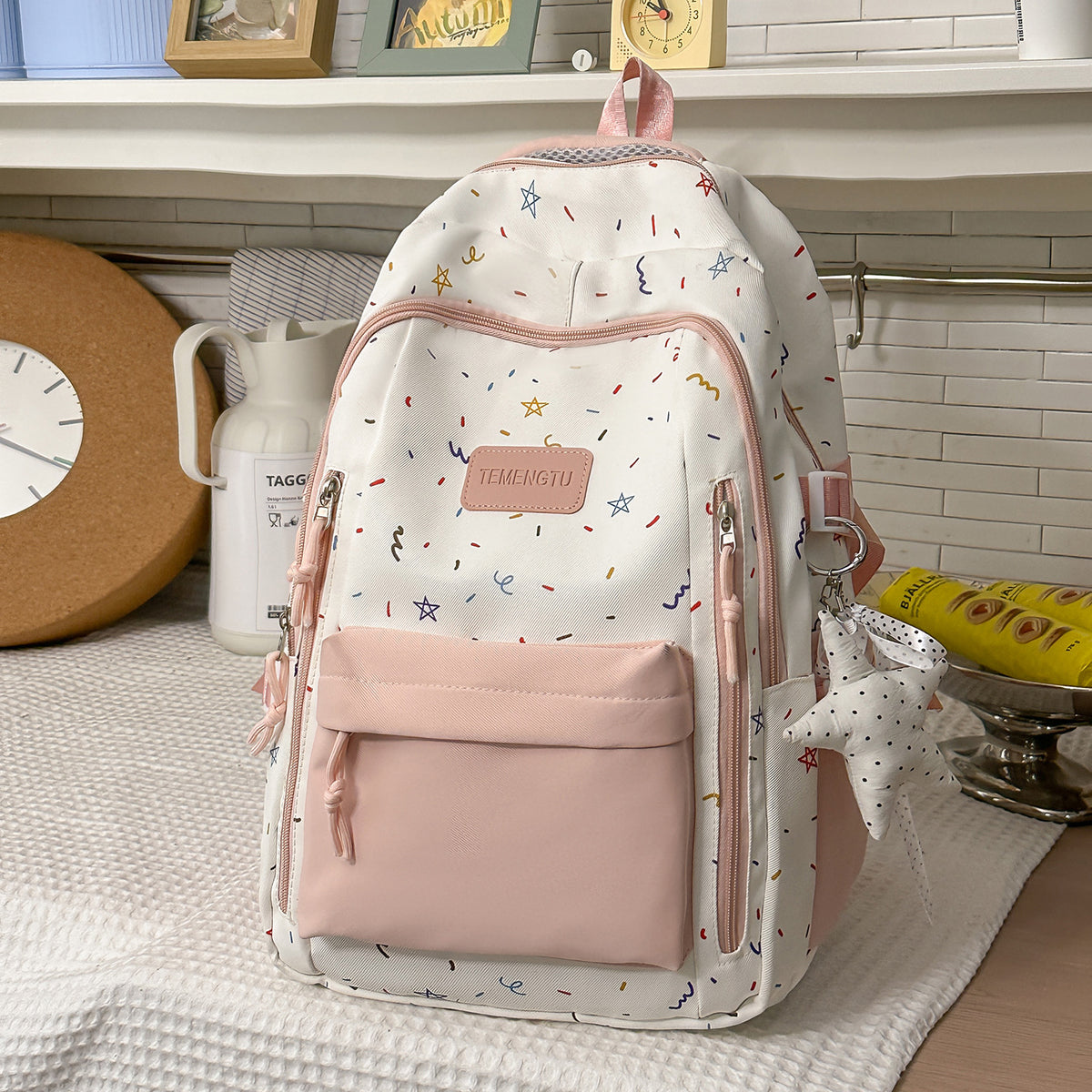 Trendy Dekorative Gemusterte Rucksack Brehn