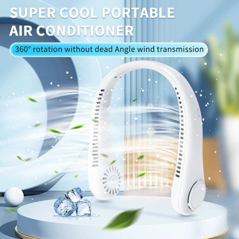 Damen Tragbarer Nackenventilator mit ergonomischem Design Brehn