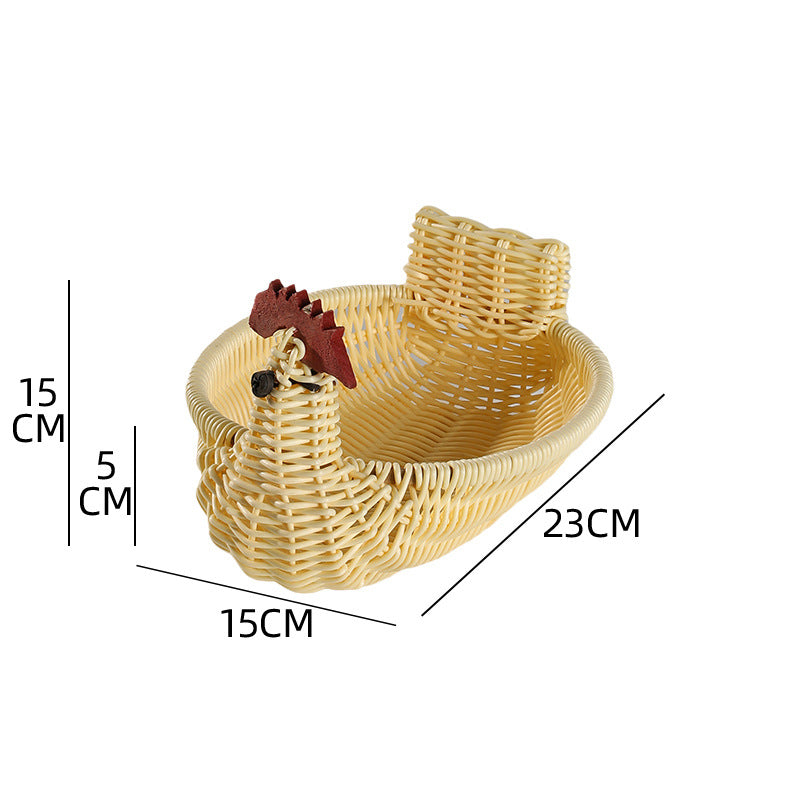 Unisex Geflochtener Dekorationskorb in Entenform Brehn