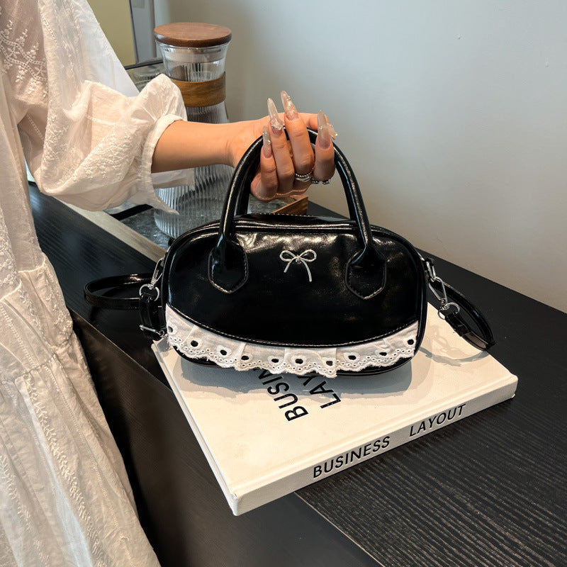 Elegante Handtasche mit Schleifenakzent