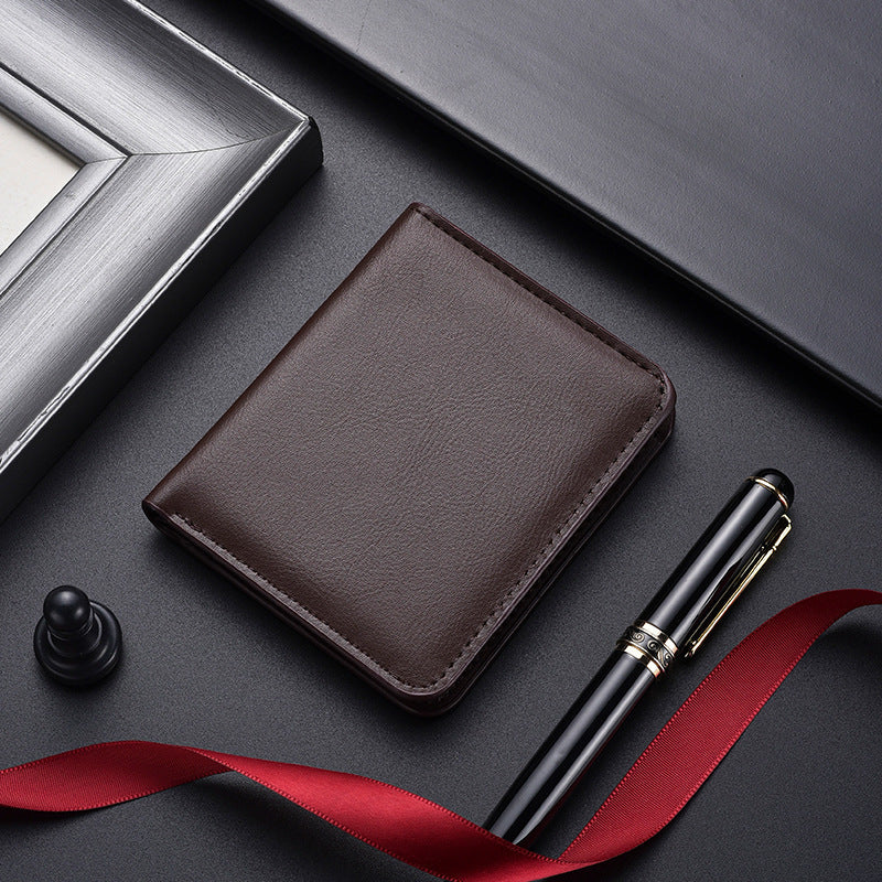 Slim Leder Bi-Fold Geldbörse Brehn