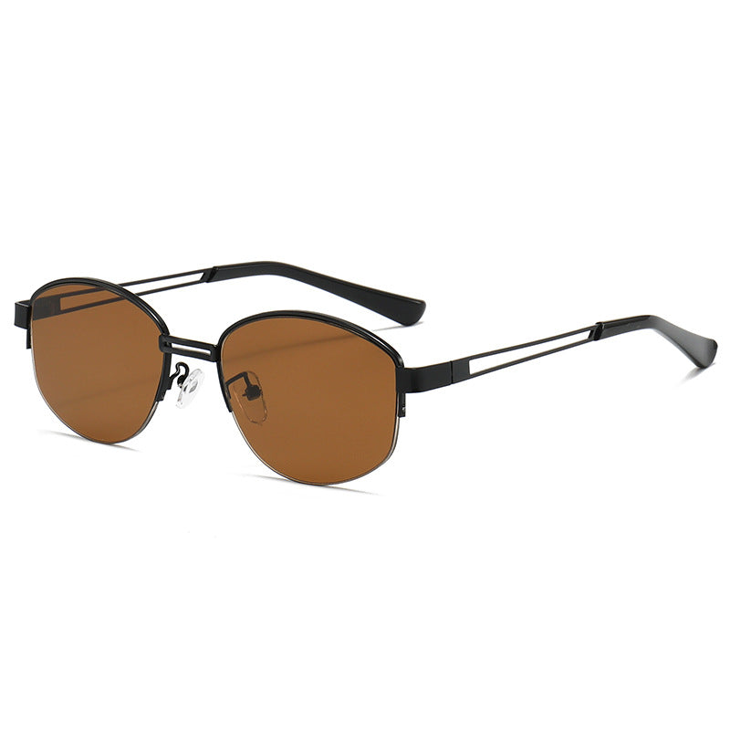 Damen modische Brille mit modernem Metallrahmen Brehn