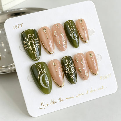 Elegantes Press-On Nagelkunstset