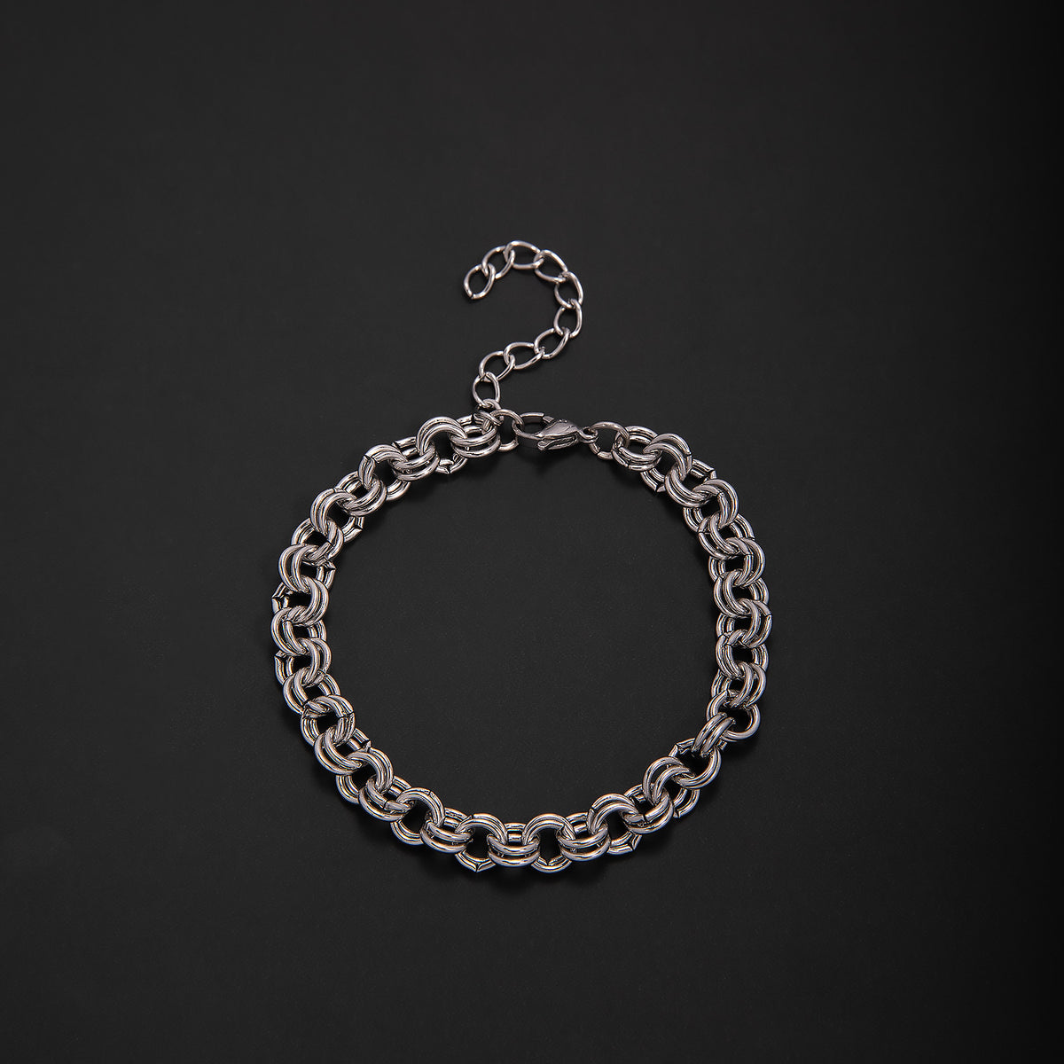Vernetztes Metall-Gliederarmband Brehn