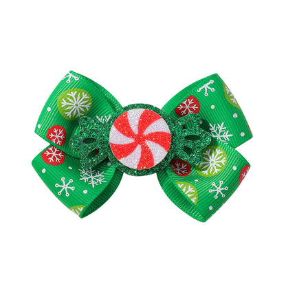 Festlicher Feiertags-Haarbow-Clips Brehn