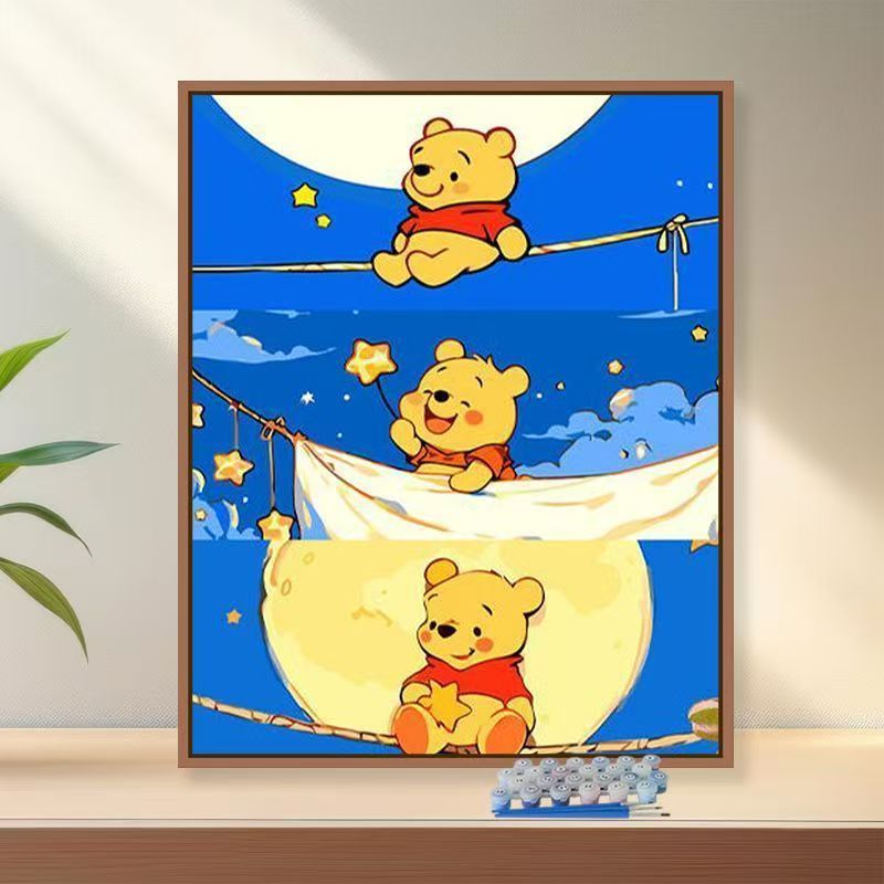 Verspielt Cartoon Bär Kunstdruck Brehn
