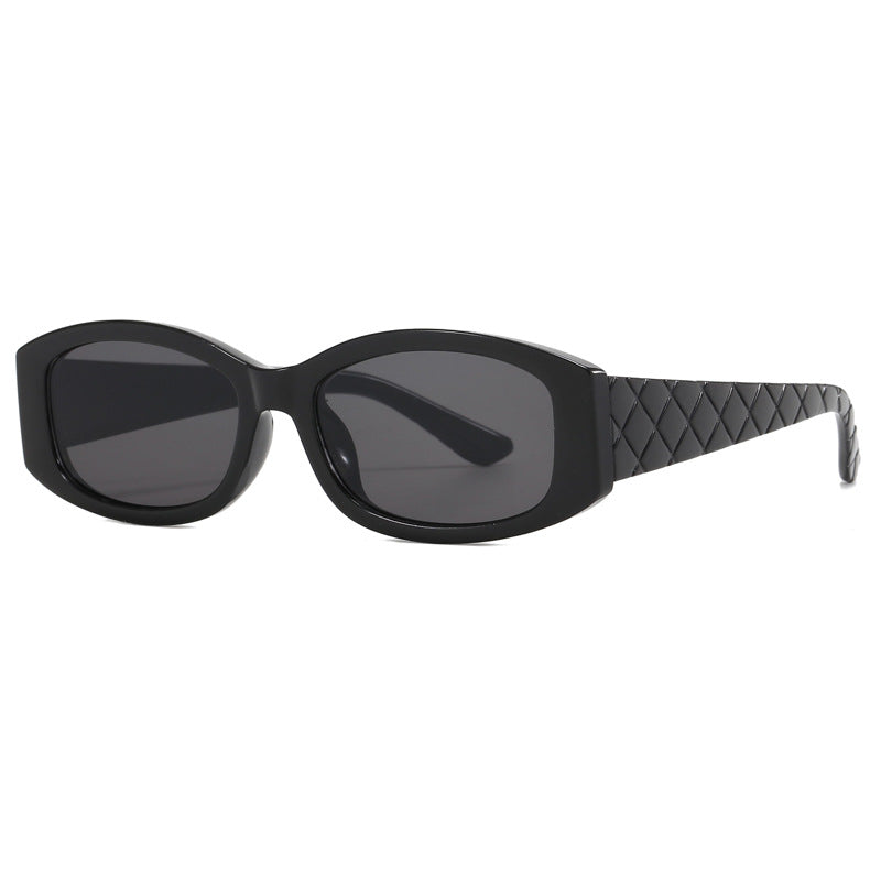 Damen Modische Retro-Sonnenbrille mit quadratischer Fassung Brehn
