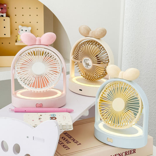 Damen tragbarer Tischventilator mit süßem Design Brehn