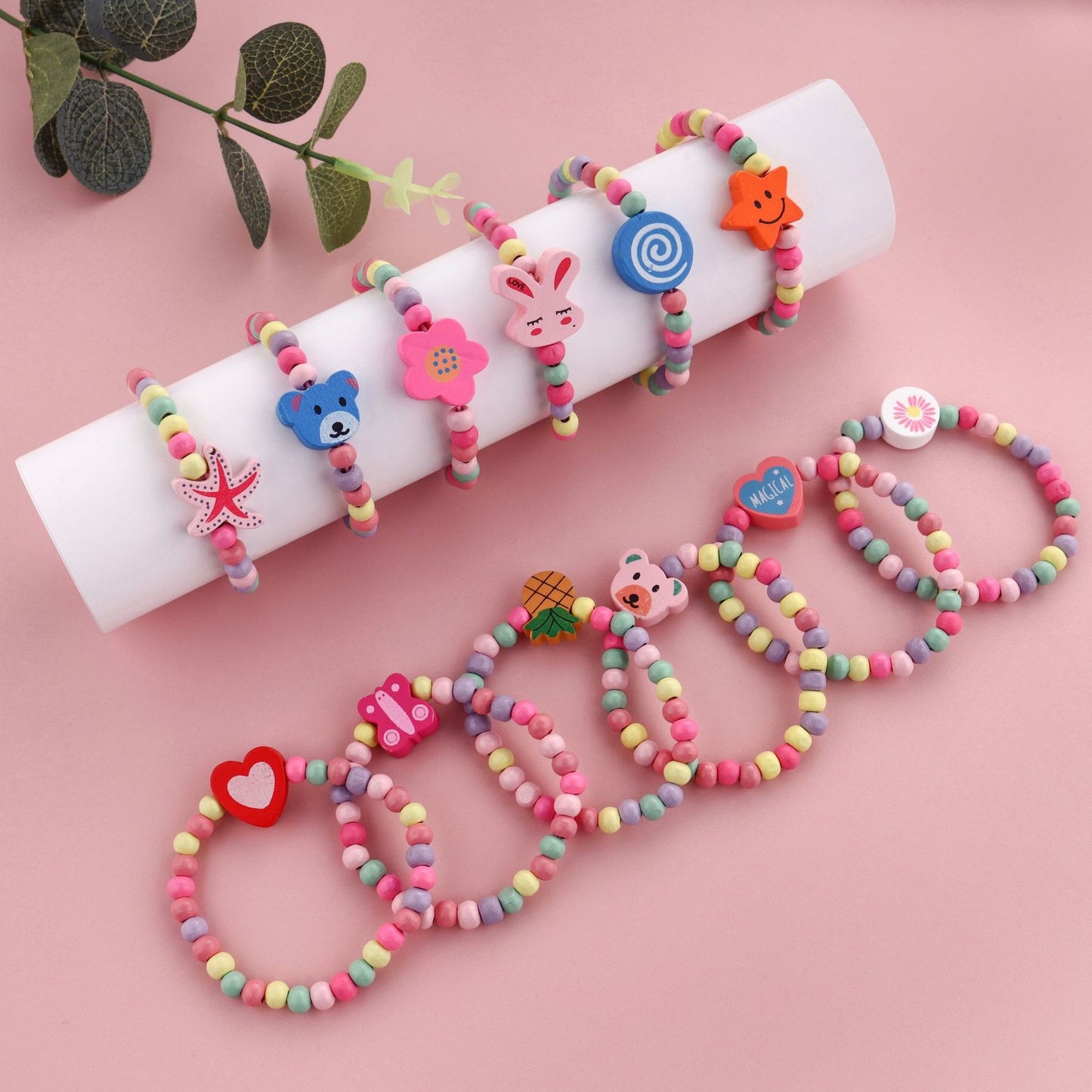 Verspieltes Farbperlenarmband Brehn