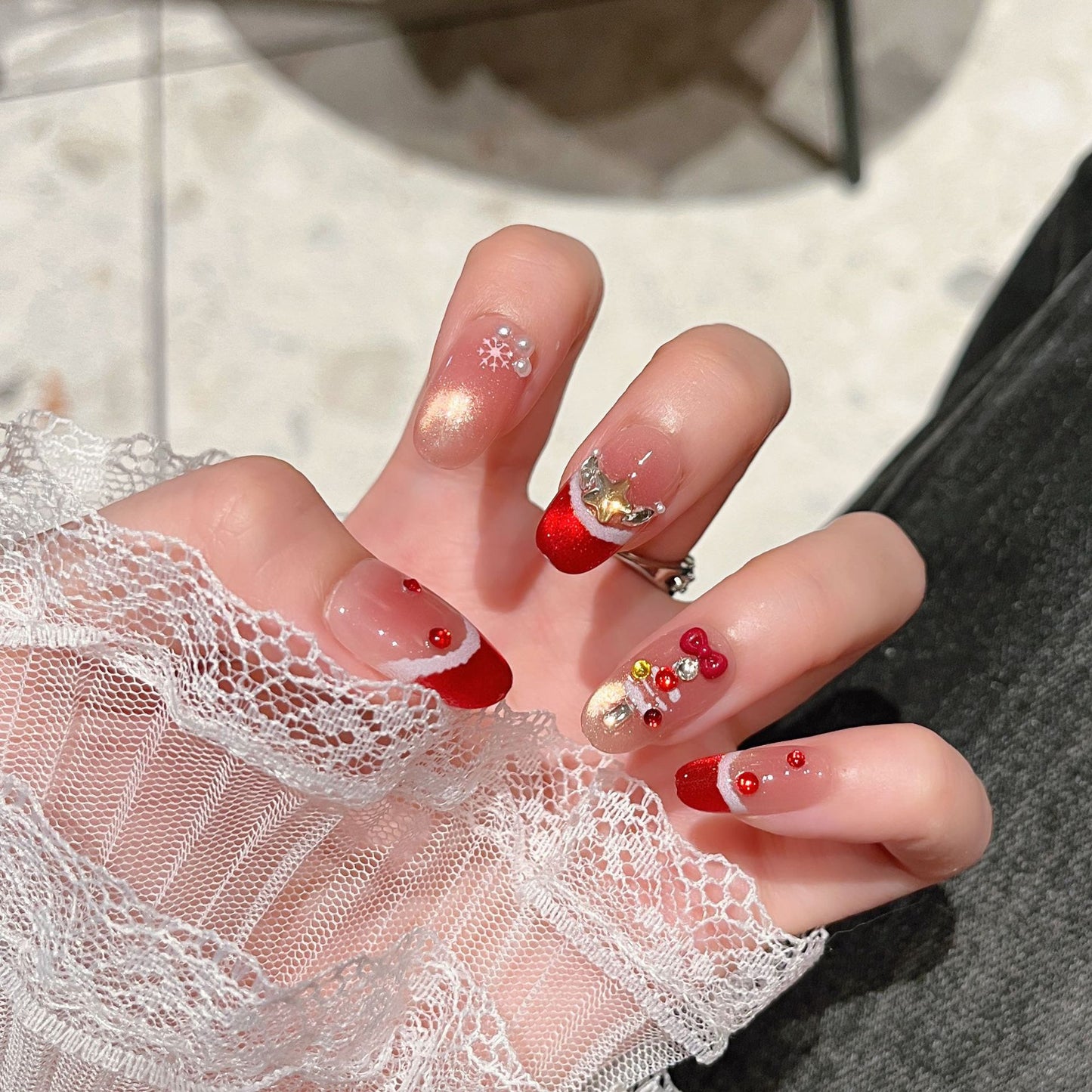Themen Dekorative Press-On Nagelkunst Brehn