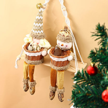 Dekorative Schneemann Hängedekoration Brehn