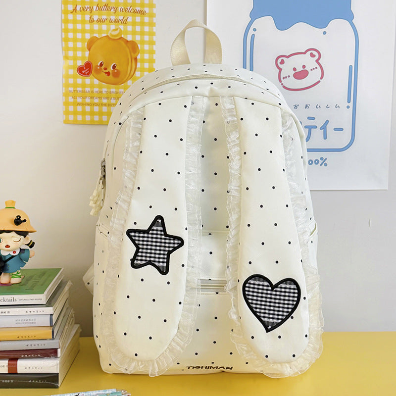 Niedlicher Schulrucksack mit Hasenohren