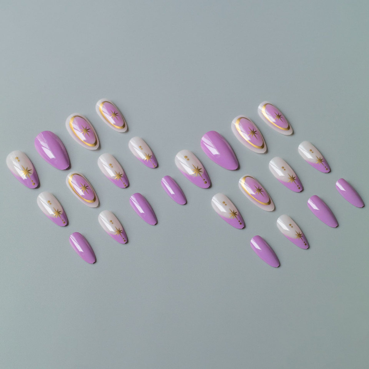 Glamorous Star Motiv Nagelkunst Set