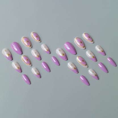 Glamorous Star Motiv Nagelkunst Set