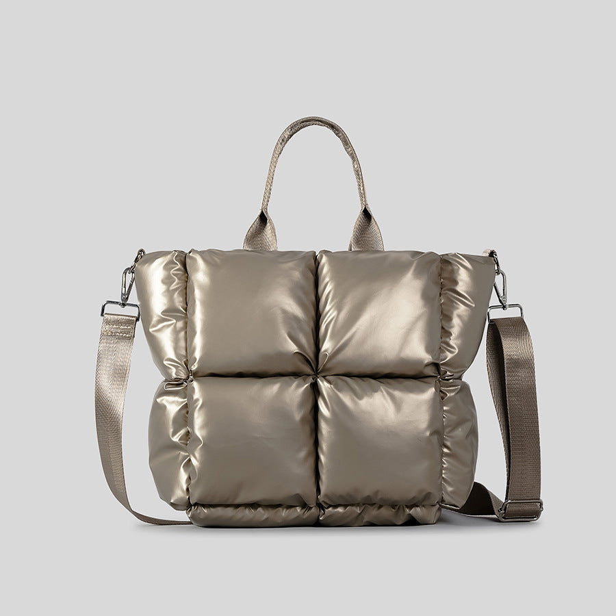 Gepolsterte Puffer-Handtasche