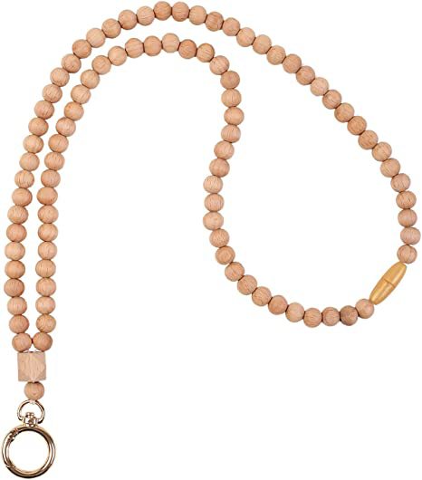 Elegante Holzperlen Brillen Kette Brehn