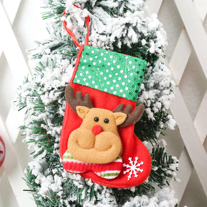 Weihnachtsstrumpf mit Rentiermotiv Brehn