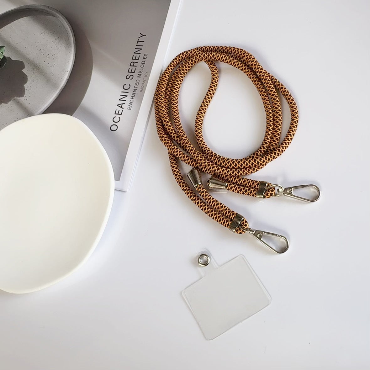Verstellbare Lanyard mit doppelten Clips Brehn