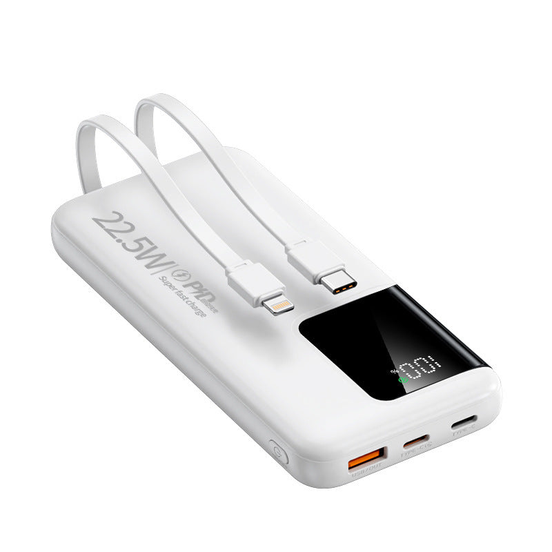 Powerbank mit dualen Schnellladeanschlüssen und digitaler Kapazitätsanzeige Brehn