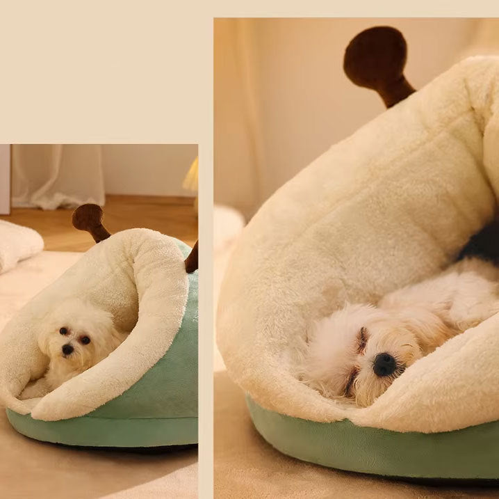 Gemütliches Snug Hundebett