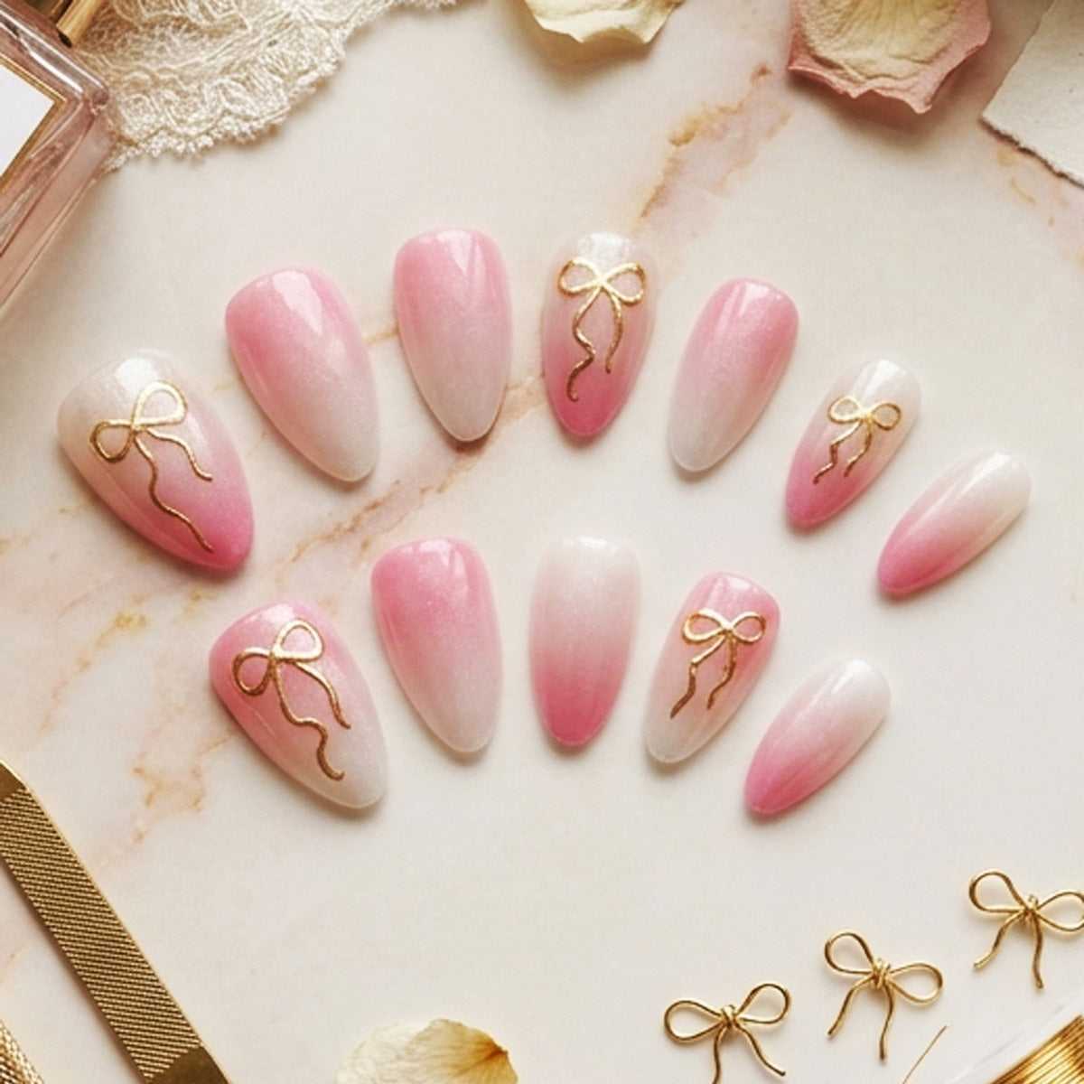 Glamorous Press-On Nagelset