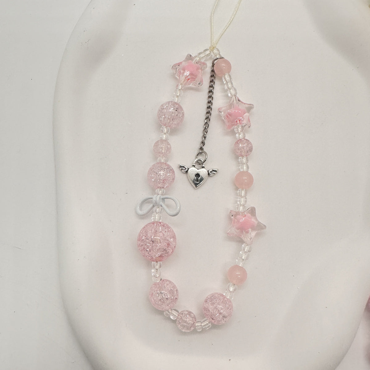 Rhinestone Perlen Charms Halskette Brehn