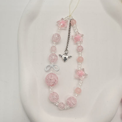 Rhinestone Perlen Charms Halskette Brehn