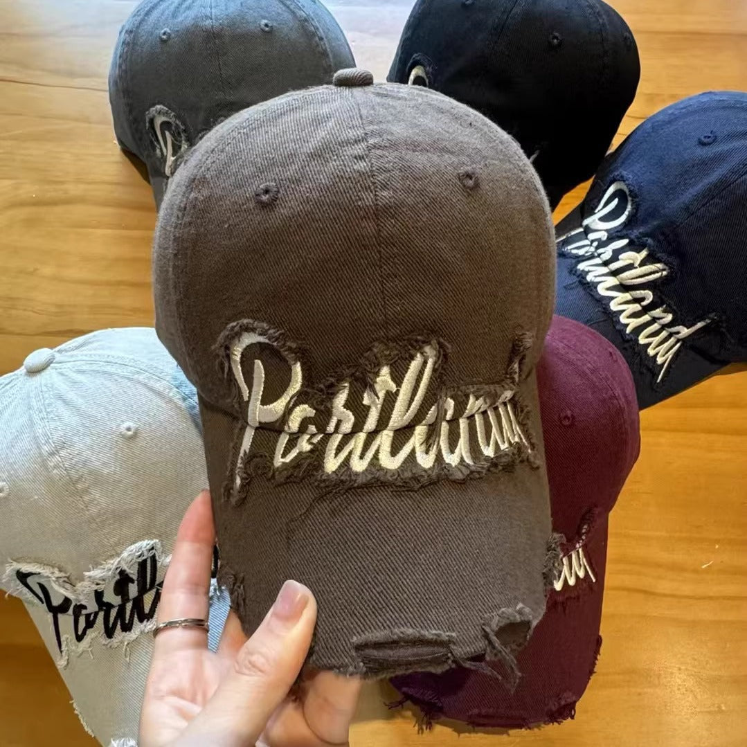 Unisex beschädigte Denim Baseballcap Brehn