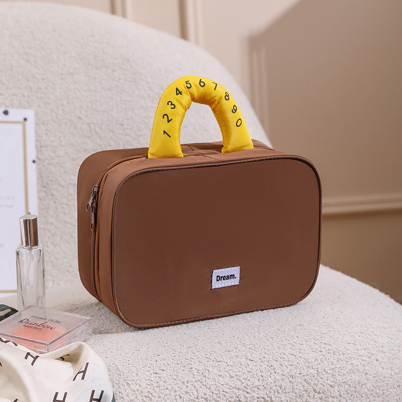 Stylische karierten Make-up-Aufbewahrungstasche Brehn