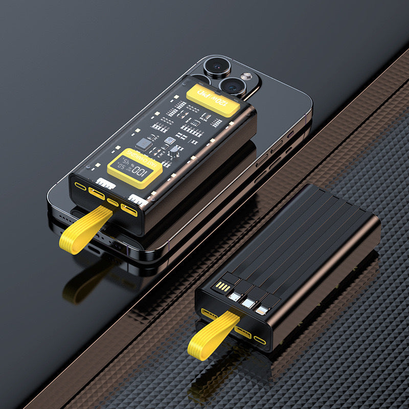 Tragbare Powerbank mit hochmoderner Ladeeinsicht und USB-C Unterstützung Brehn