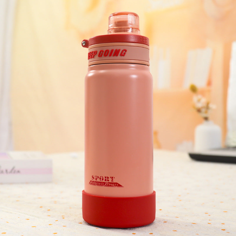Isolierte Sport-Trinkflasche mit Auslaufsicherem Verschluss Brehn