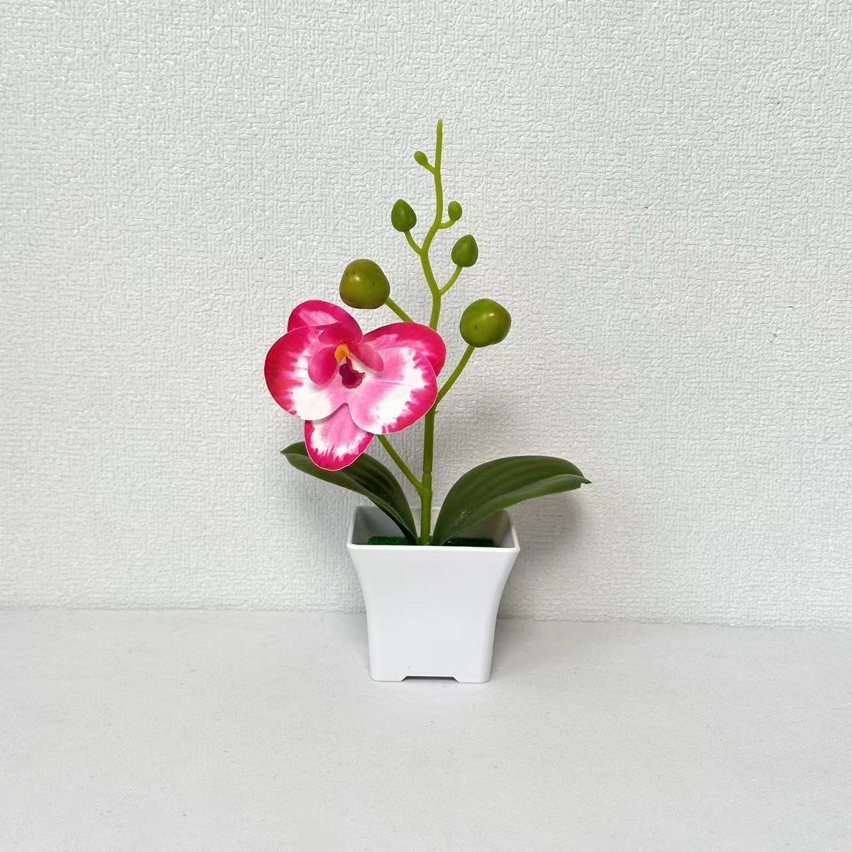 Lebensnahe Miniatur-Orchideenpflanze