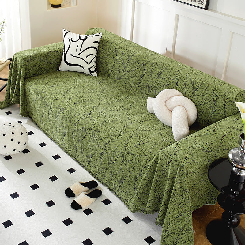 Gemütliche dekorative Fransen-Sofa-Wurfdecke