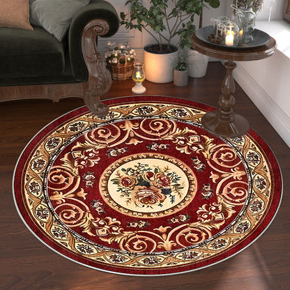 Eleganter runder Teppich
