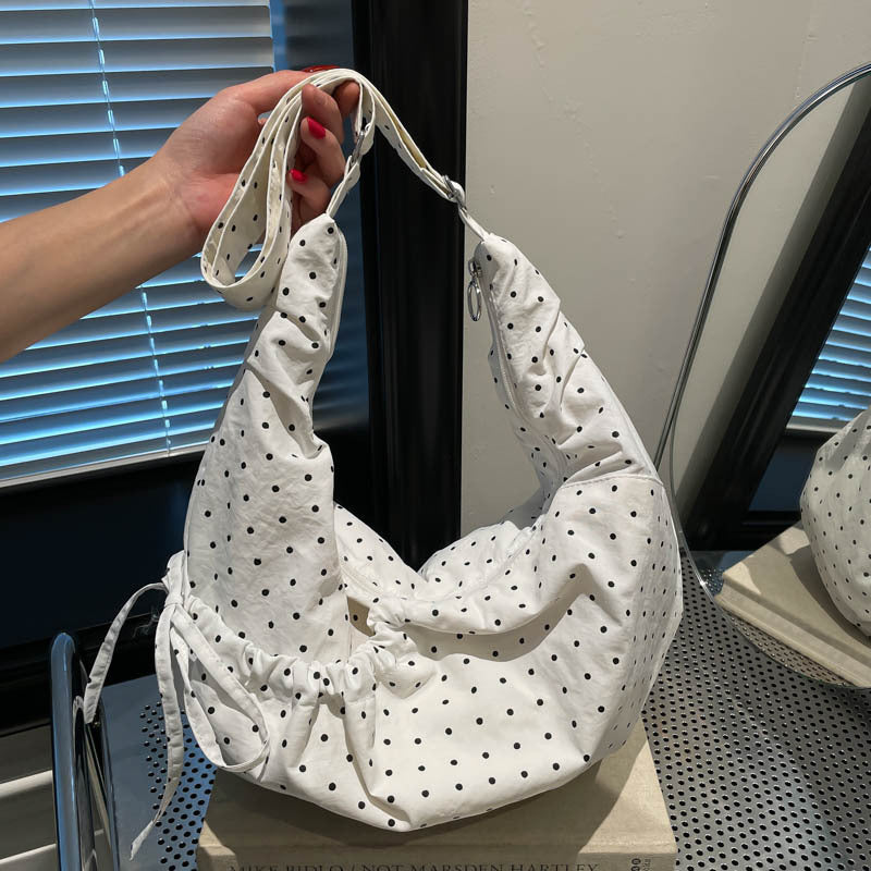 Modische Pünktchen Hobo Tasche