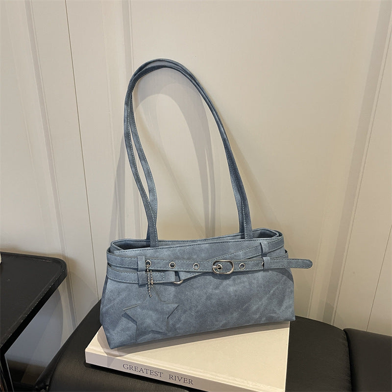 Stylische Faux Wildleder Handtasche