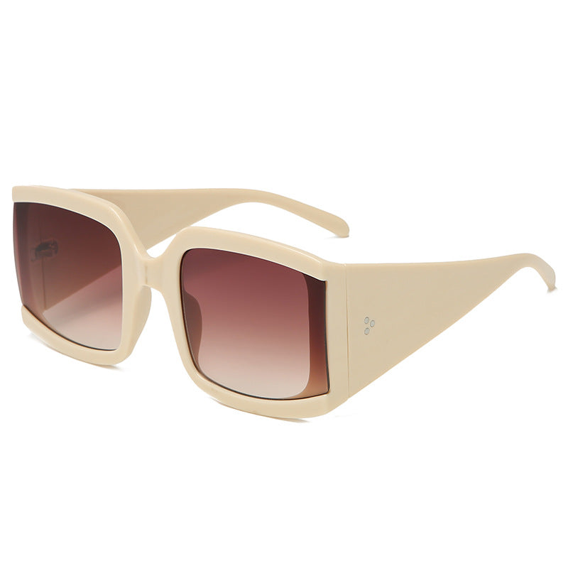 Damen oversized Sonnenbrille im modernen minimalistischen Stil Brehn